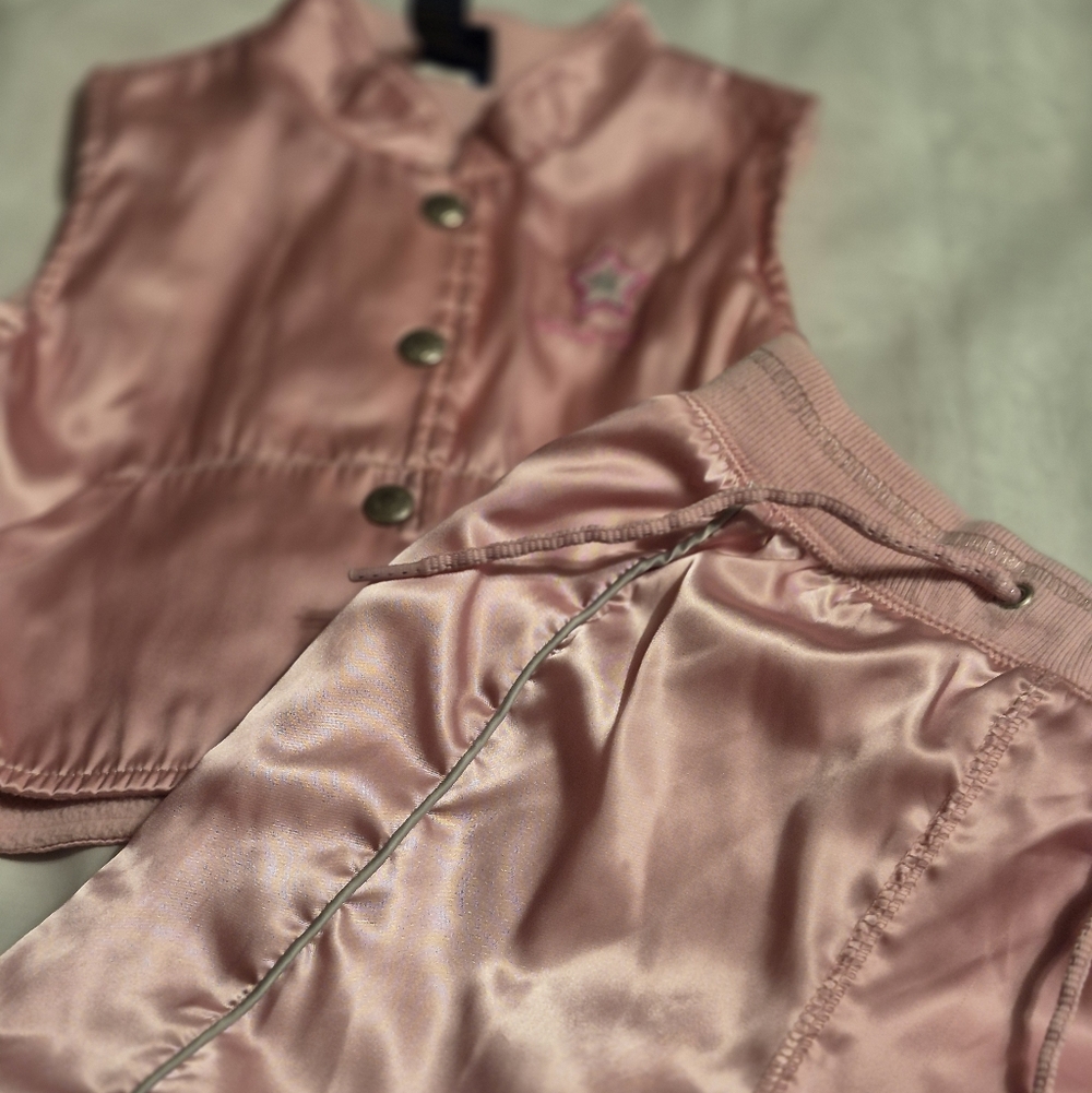 Luxurious Pink Satin Sleepwear Set